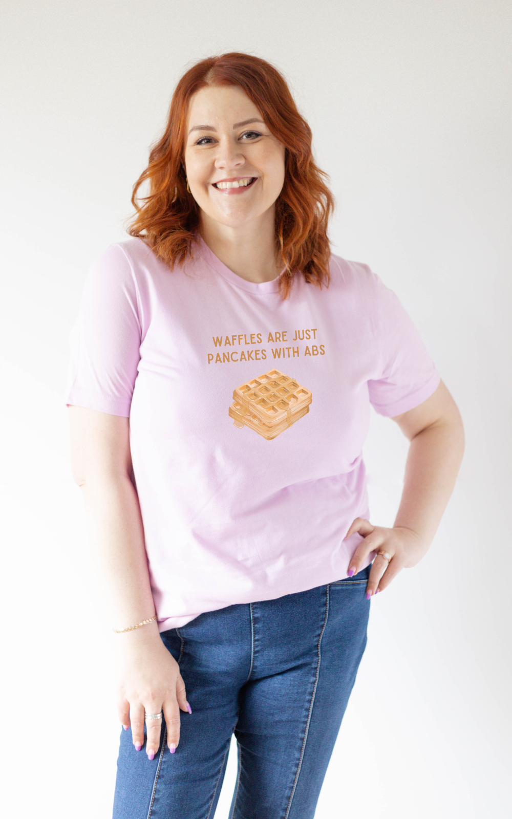 Waffles Are Just Pancakes With Abs Shirt