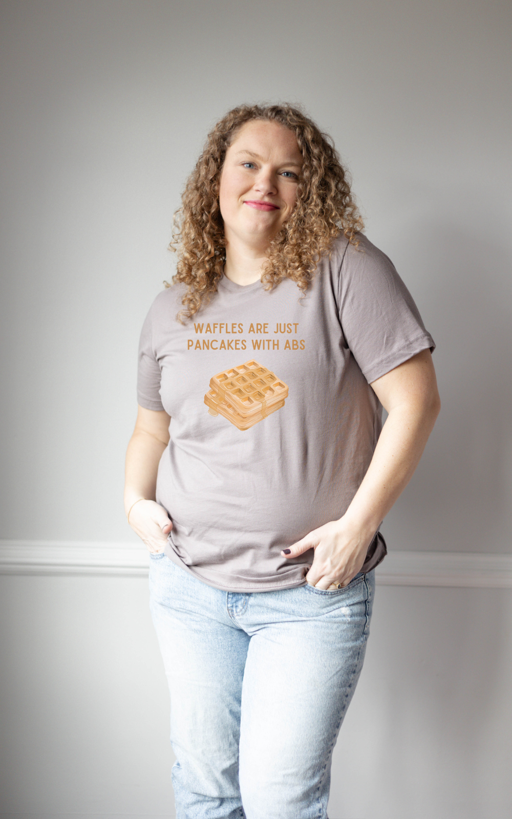Waffles Are Just Pancakes With Abs Shirt