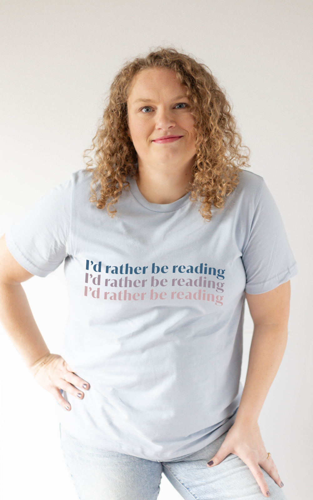 I'd Rather Be Reading Graphic Tee Shirt