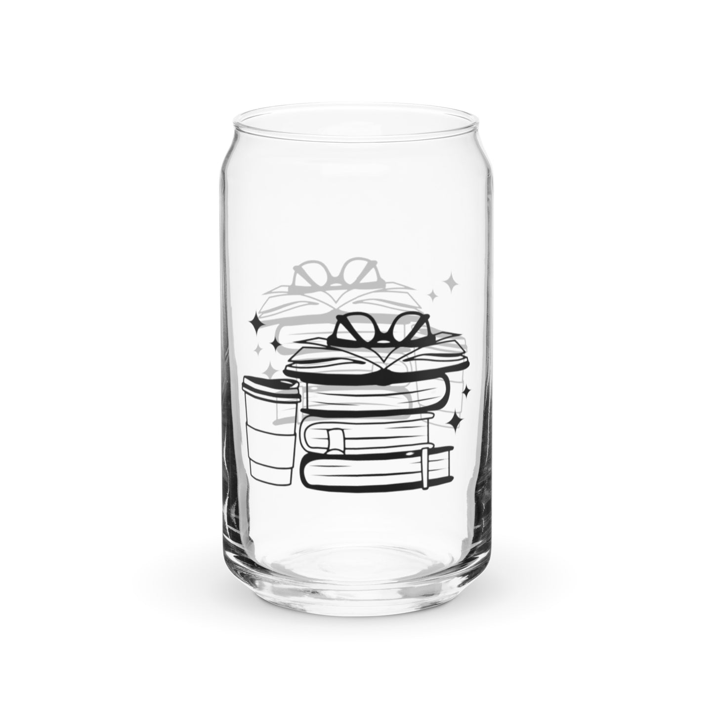 Book Lovers 16 oz Glass