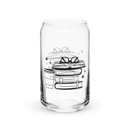 Book Lovers 16 oz Glass