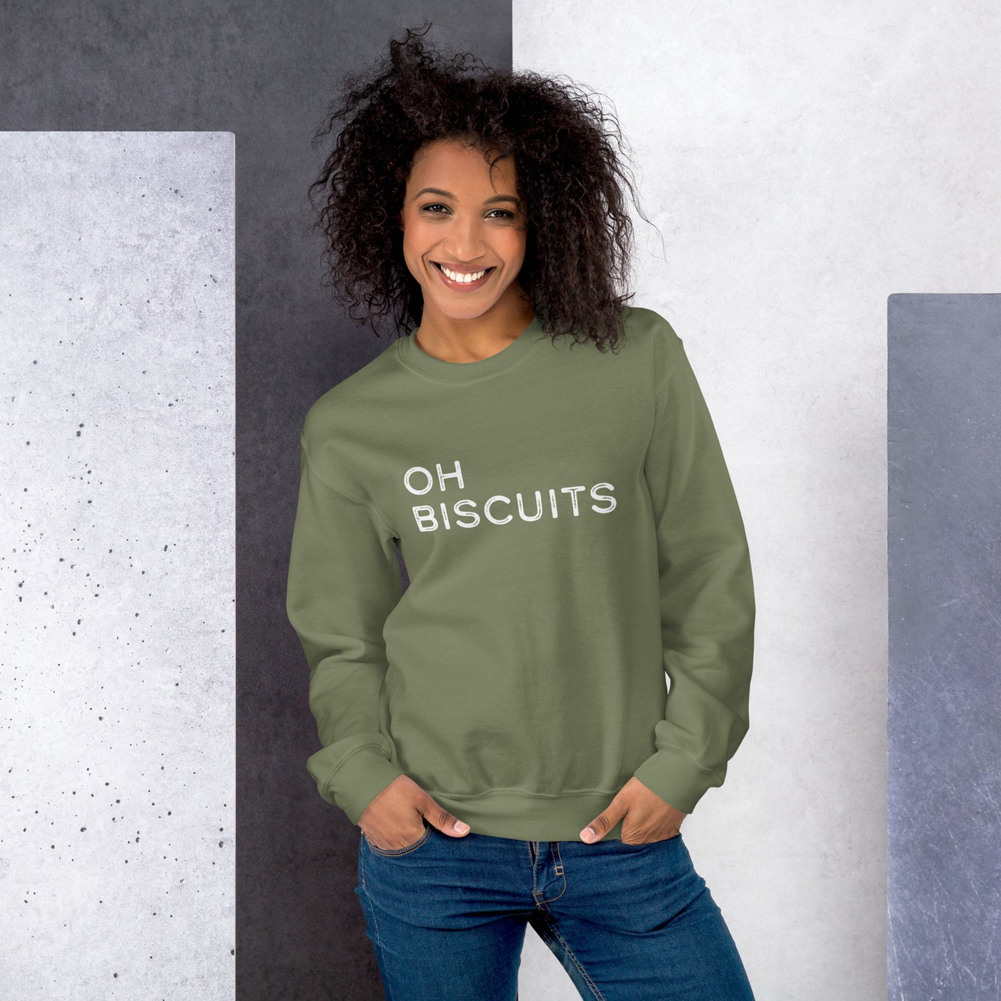 Oh Biscuits Crewneck Sweatshirt