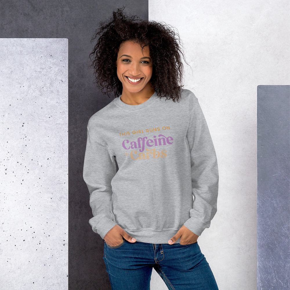 Caffeine + Carbs Crewneck Sweatshirt